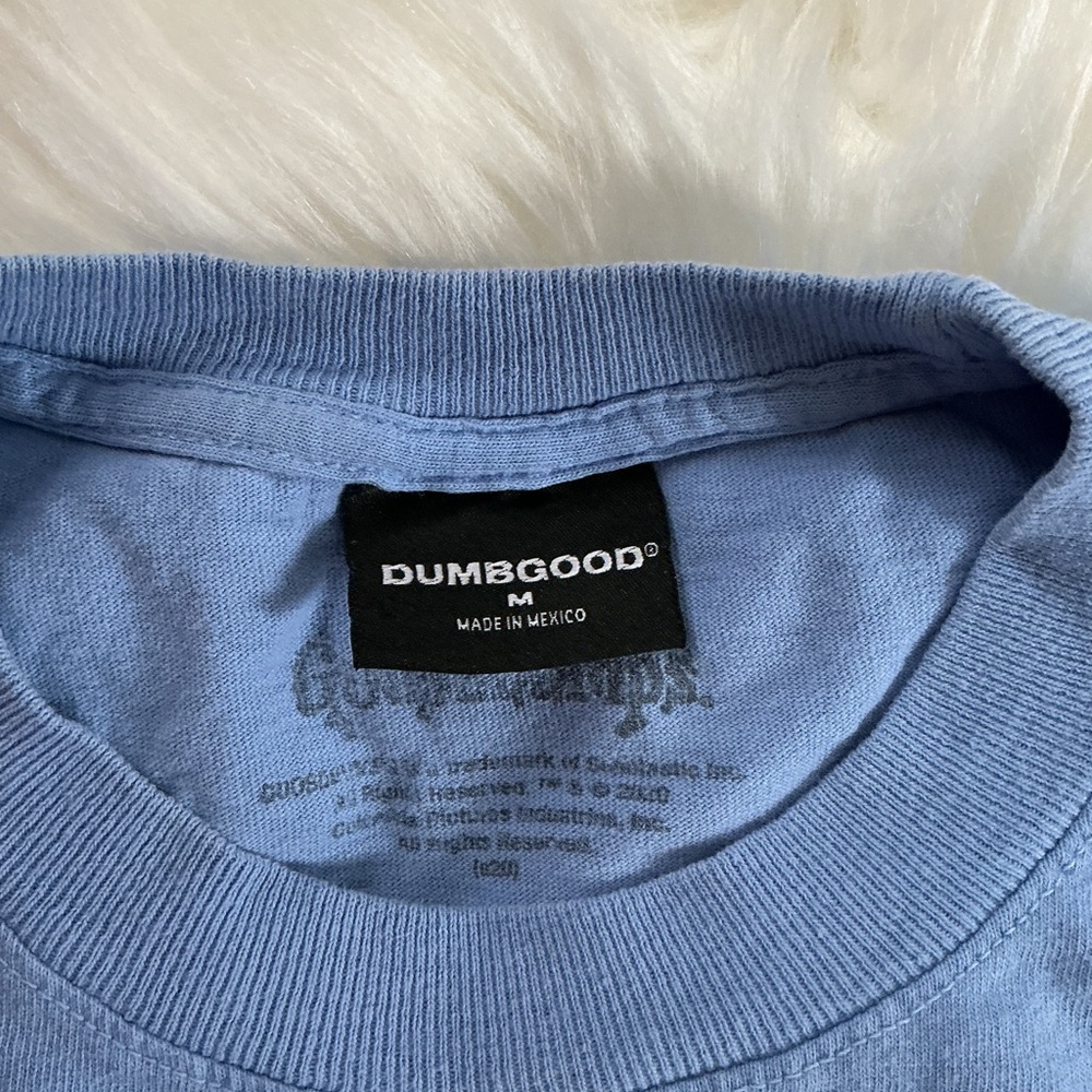 Dumbgood Goosebumps Haunted Mask Graphic Short Sleeve Tee - Picture 6 of 6